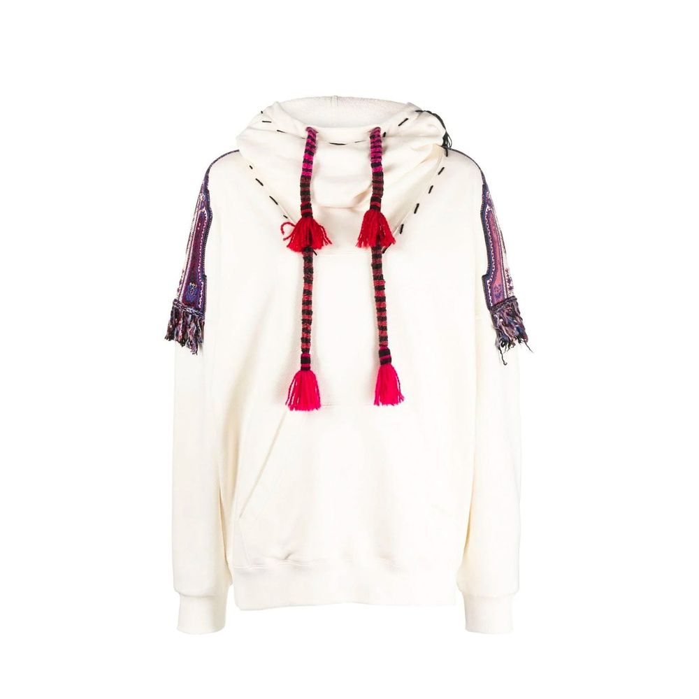 White Cotton Sweatshirt