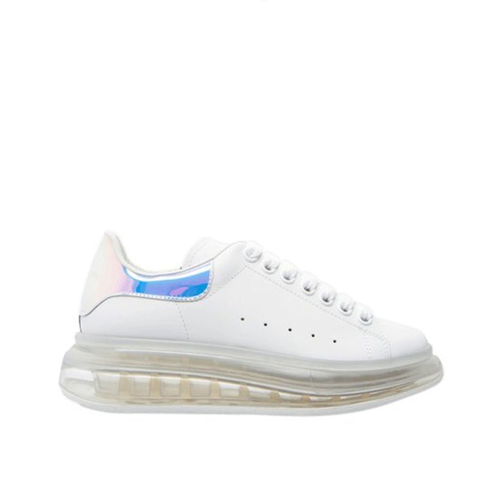 White Calfskin Chunky Sneakers