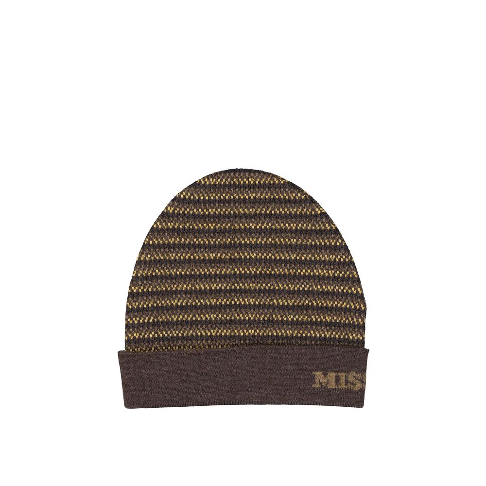 Brown Wool Beanie