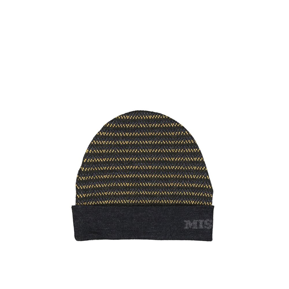 Gray Wool Beanie