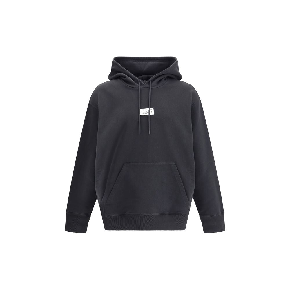 Black Cotton Sweatshirt