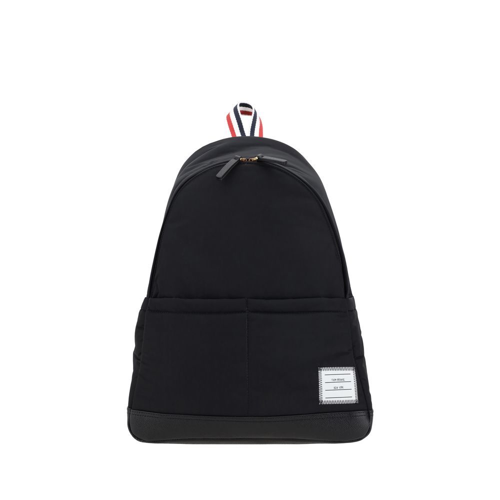 Black Polyester Backpack