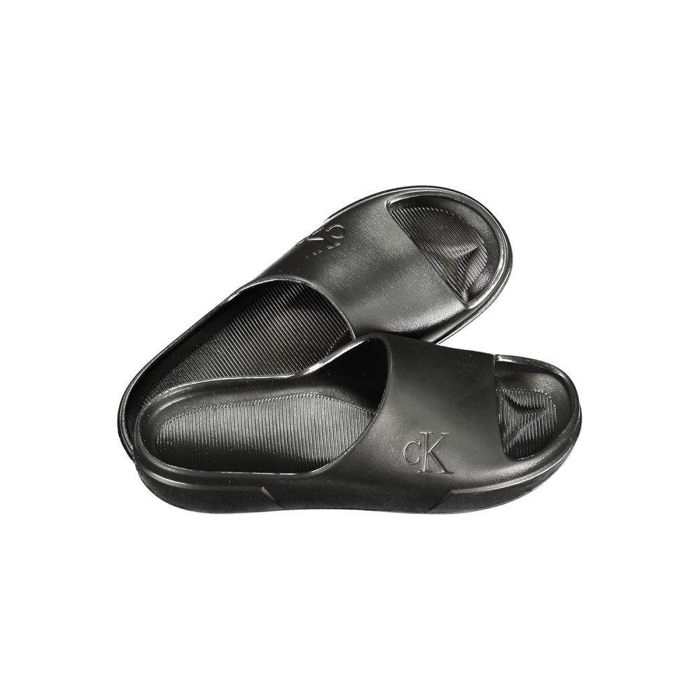 Nero Polyurethane Mens Slipper