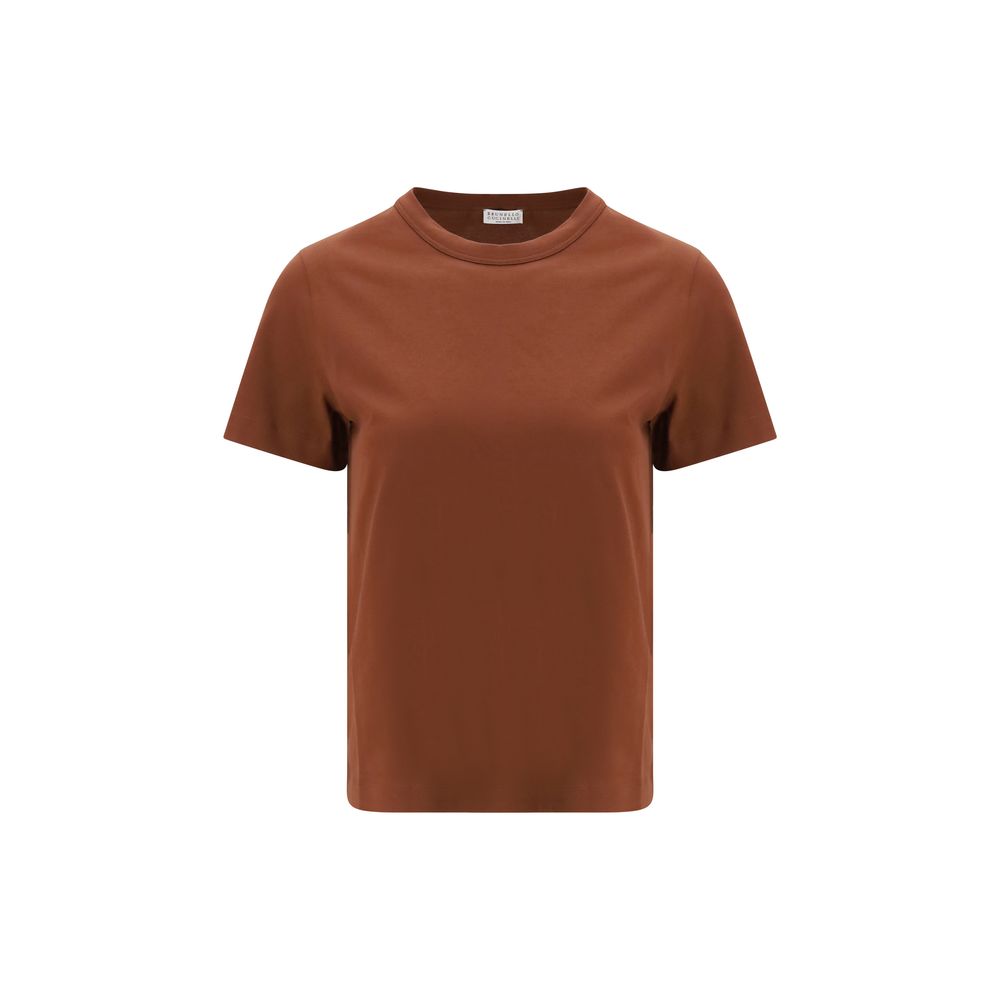 Brown Cotton T-Shirt