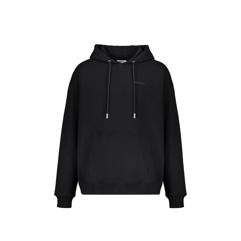 Black Cotton Sweatshirt