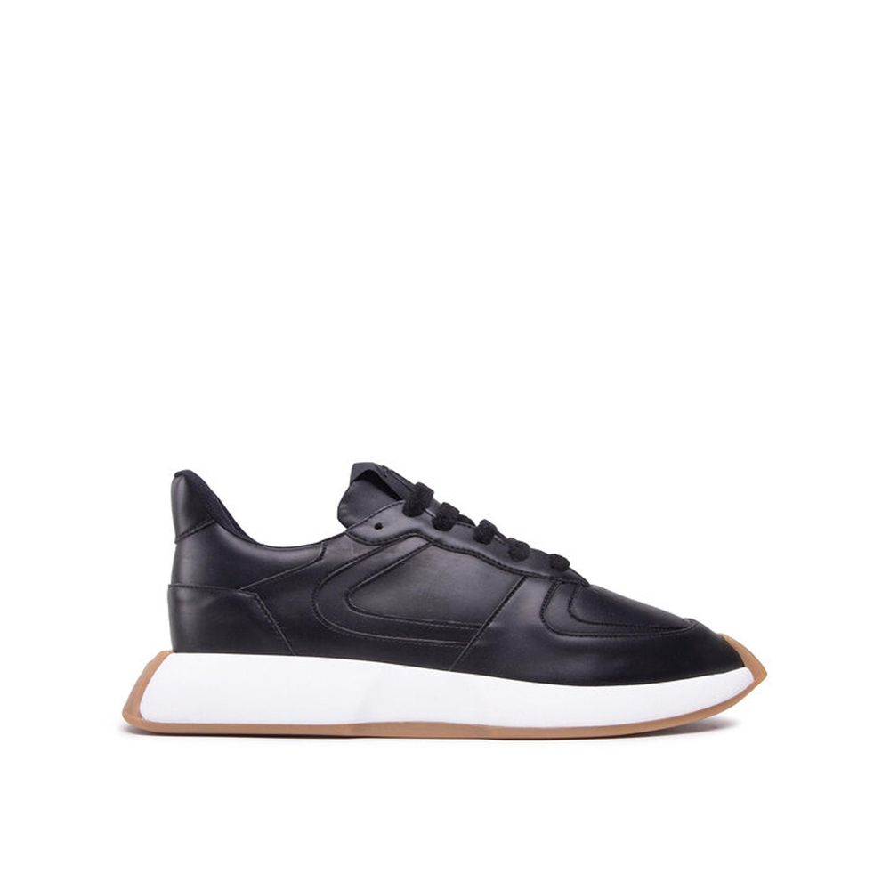 Black Calfskin Sneakers