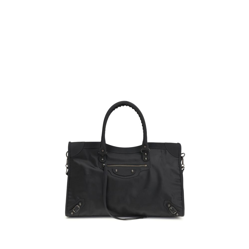Black Polyamide Shoulder Bag