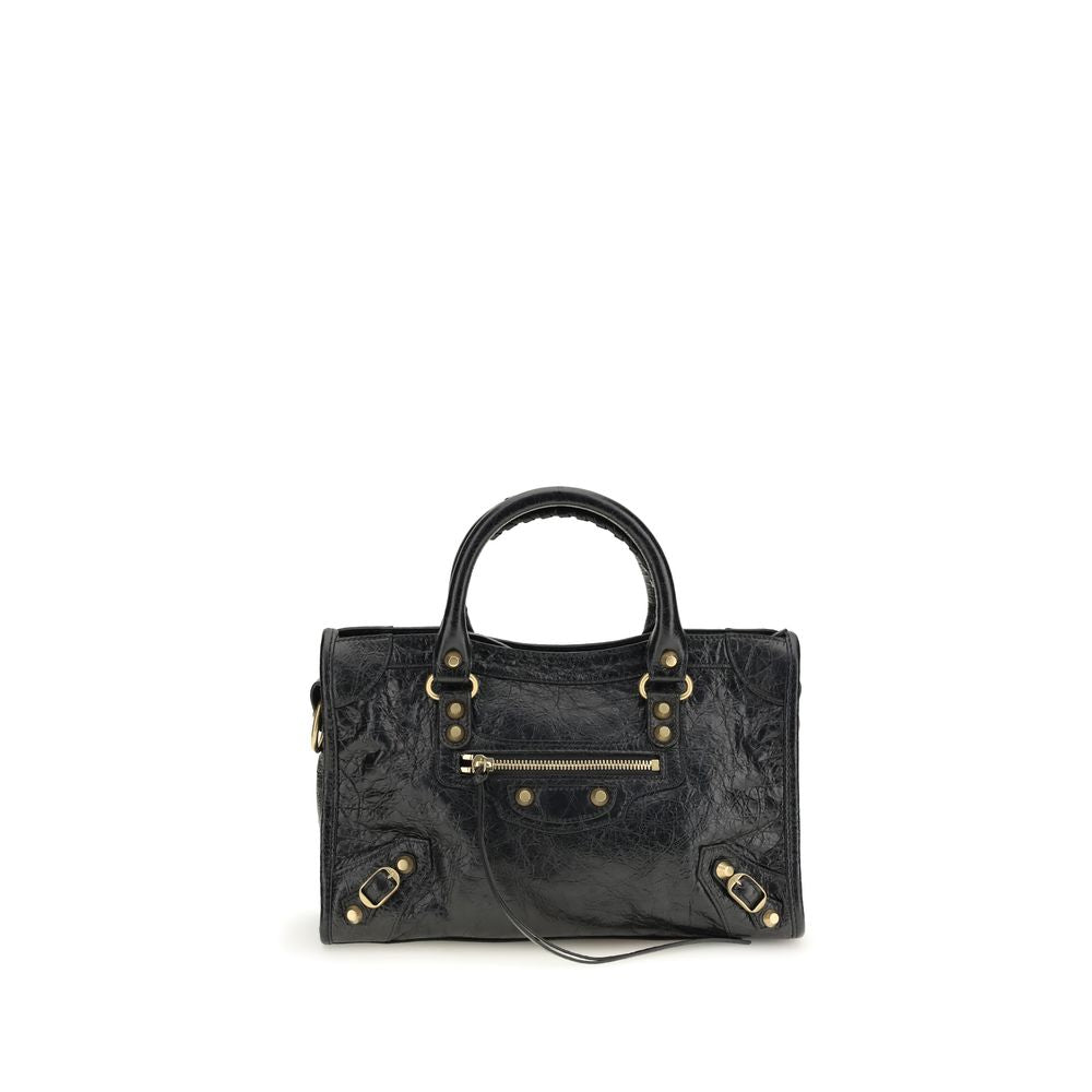 Black Lamb Leather Shoulder Bag