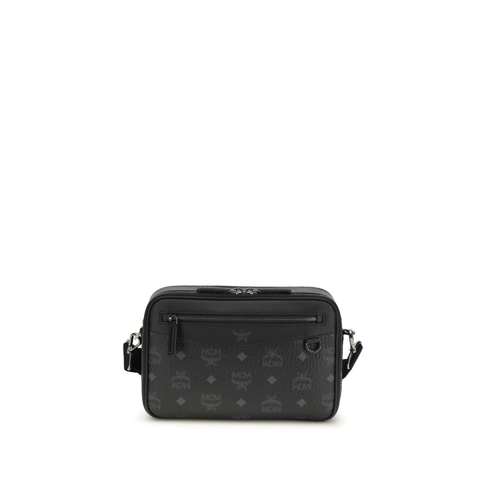 Black Fabric Shoulder Bag
