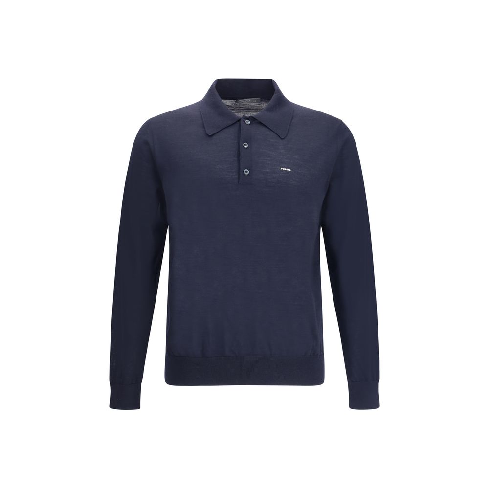 Blue Fleece Wool Sweatshirt