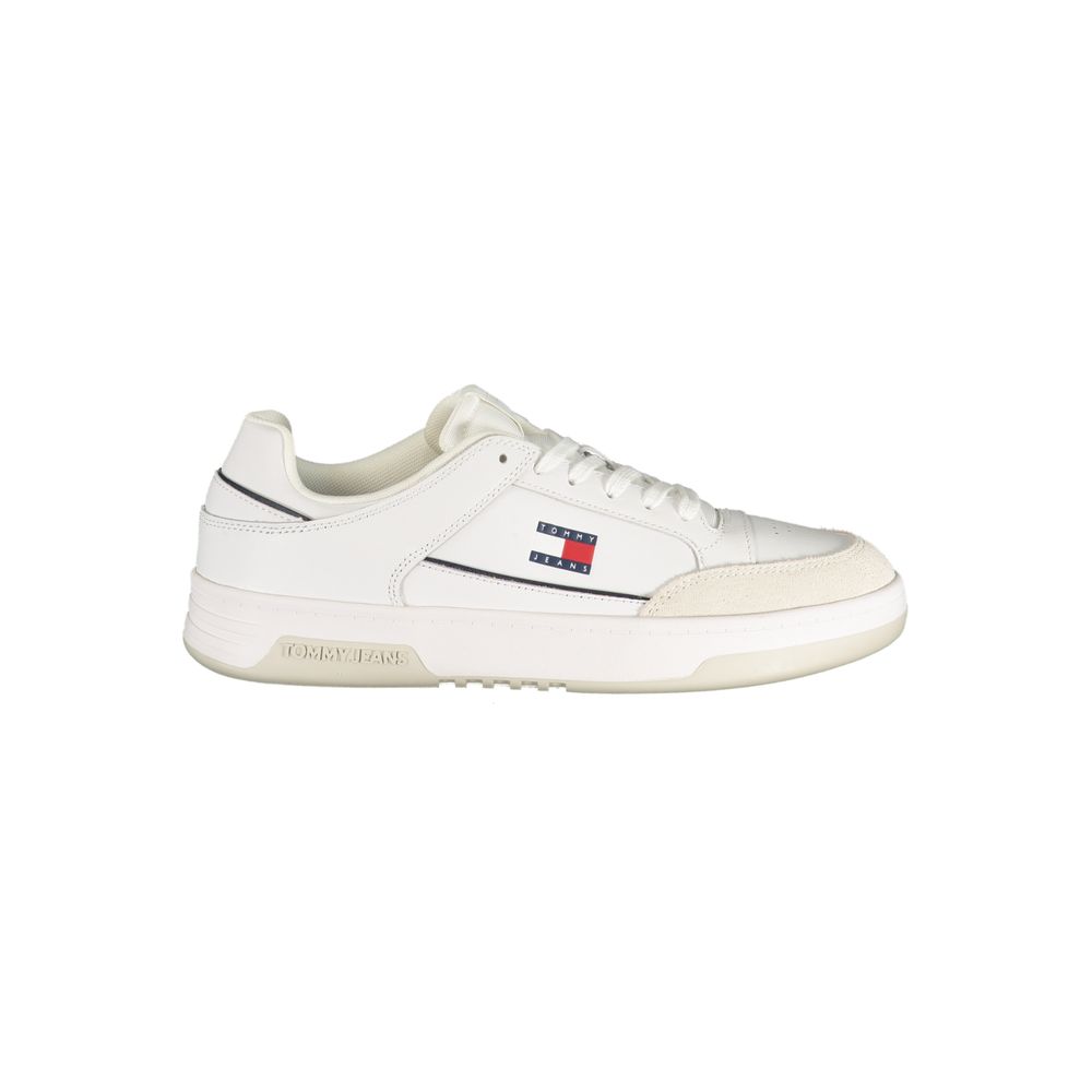 Bianco Poliuretano Uomo Sneaker