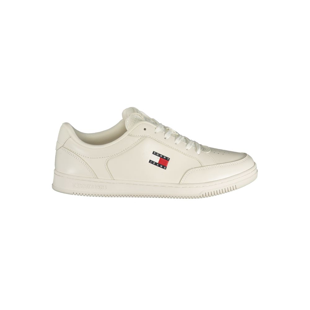 Bianco Polyurethane Men Sneaker