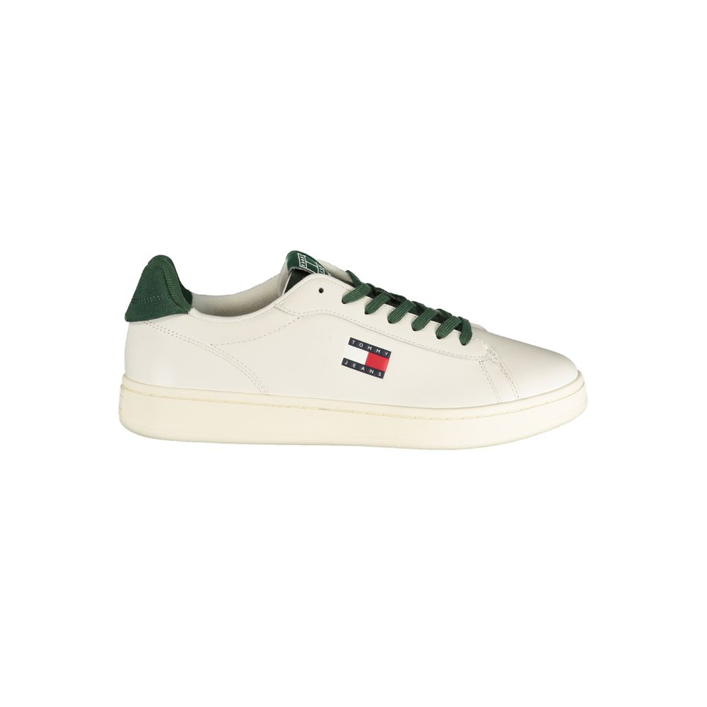Bianco Poliuretano Uomo Sneaker