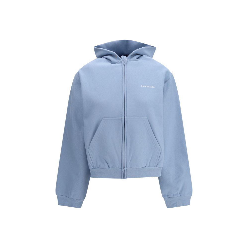 Light Blue Cotton Sweatshirt