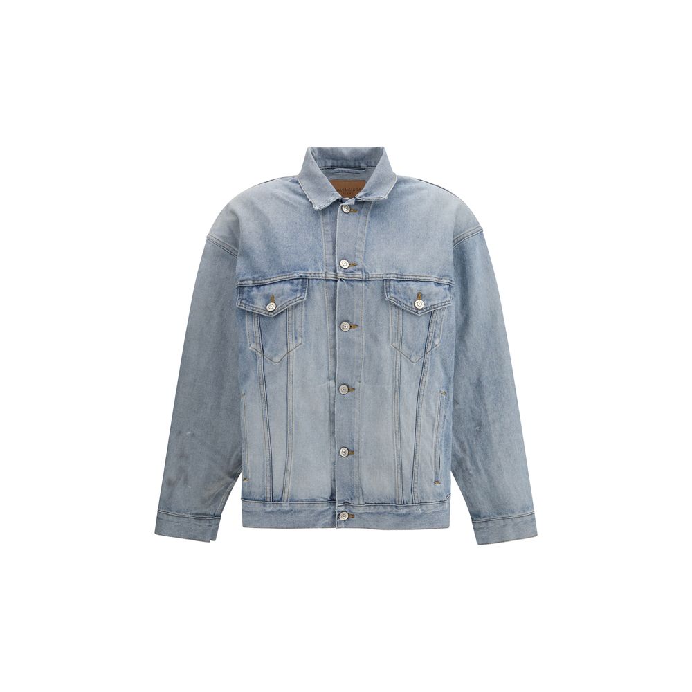 Light Blue Cotton Denim Jacket