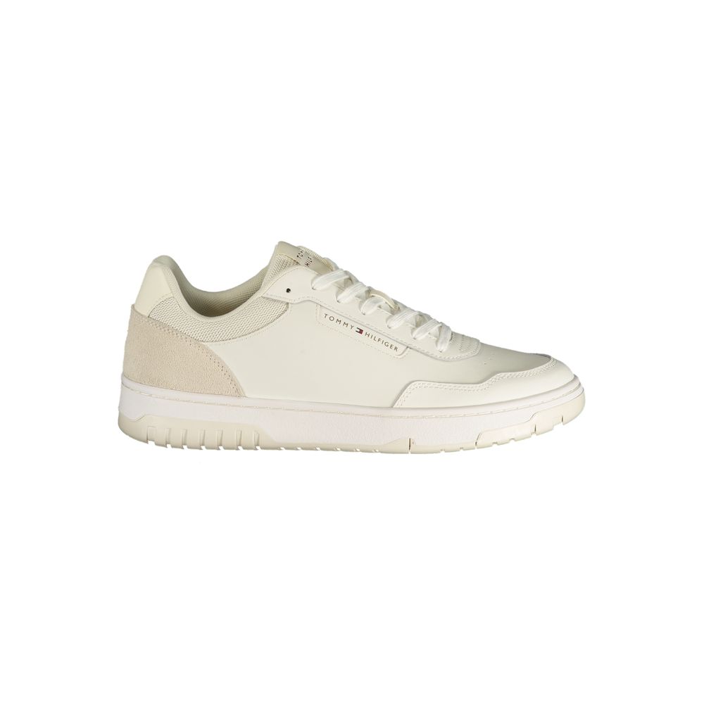 Bianco Polyurethane Men Sneaker