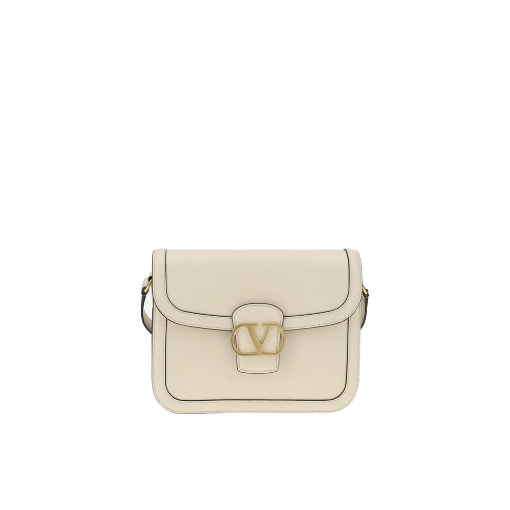 White Leather Shoulder Bag