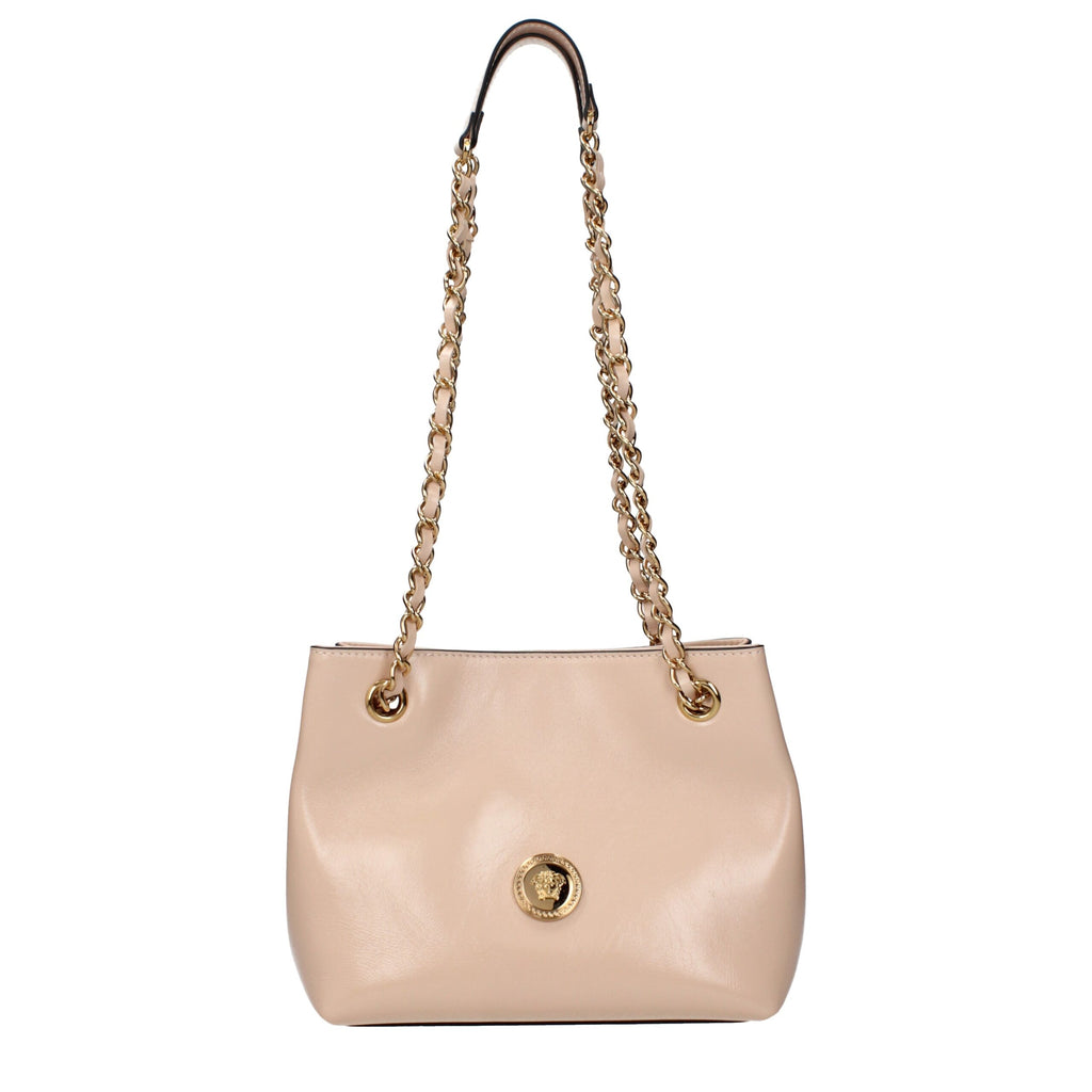 Pink Leather Shoulder Bag