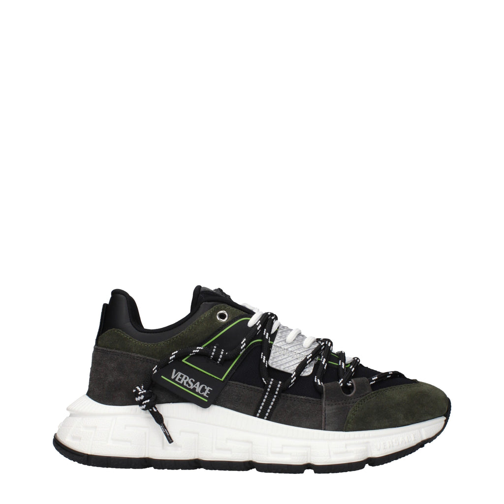 Gray Leather Sneakers