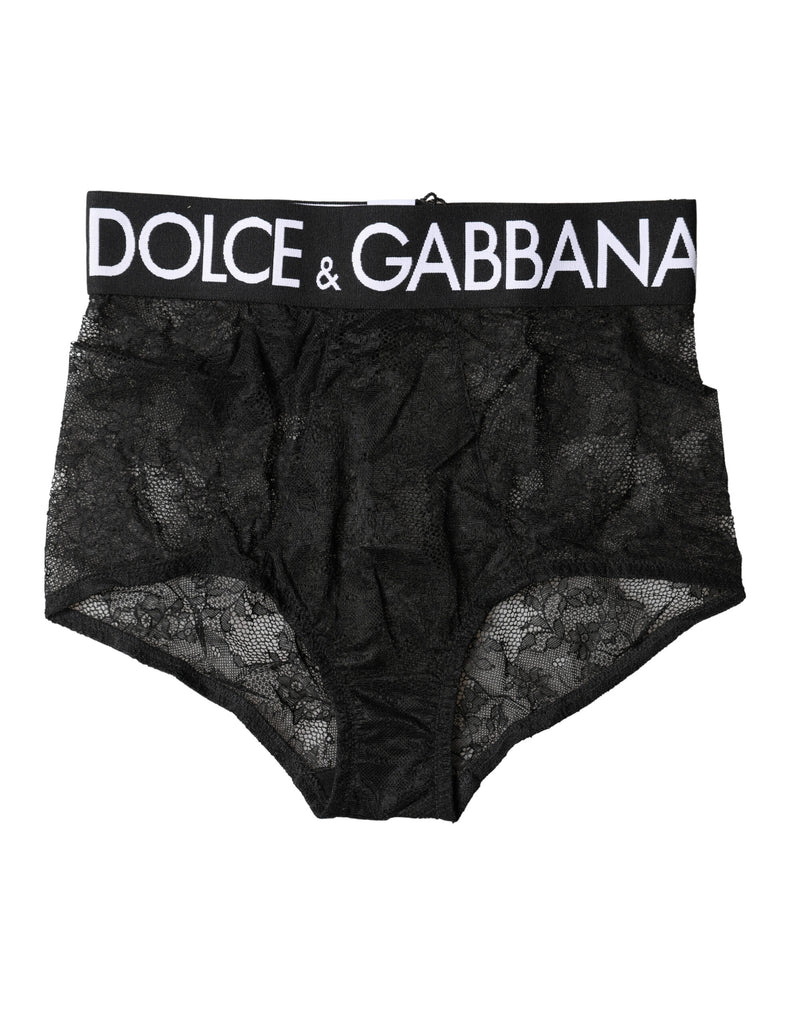 Black Logo Girdle High Waist Panty Underwear