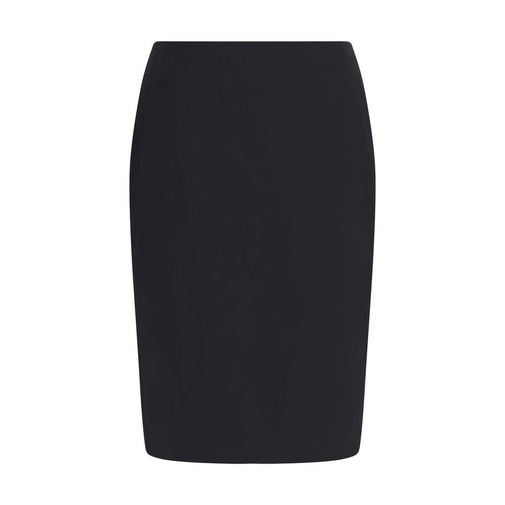 Black Viscose Skirt
