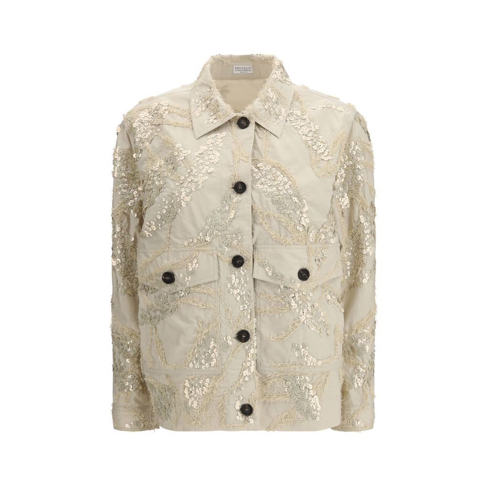Beige Cotton Coat