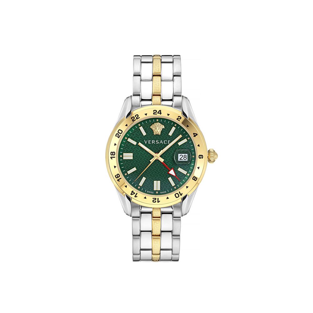 Gray Stainless Steel Dress Watch