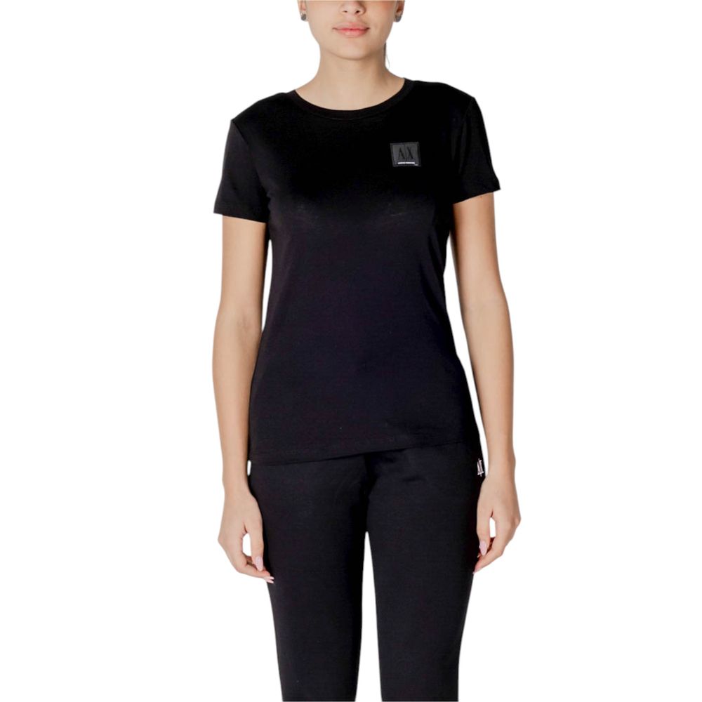 Black Cotton T-Shirt