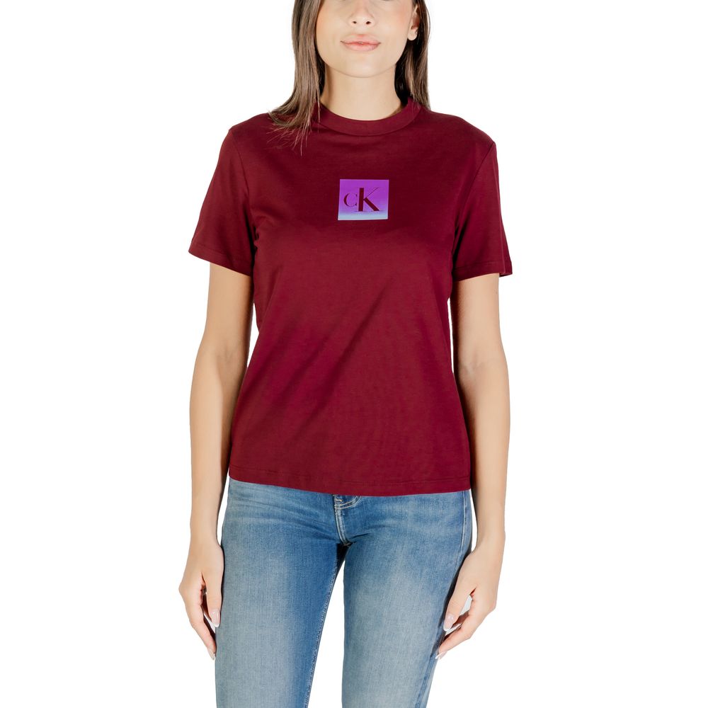 Bordeaux Cotton T-Shirt