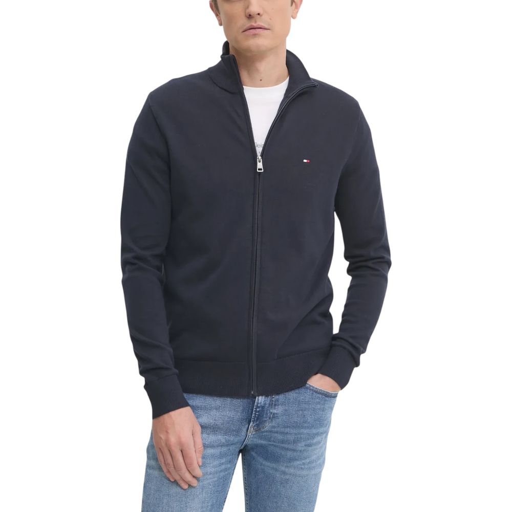 Blue Cotton Cardigan