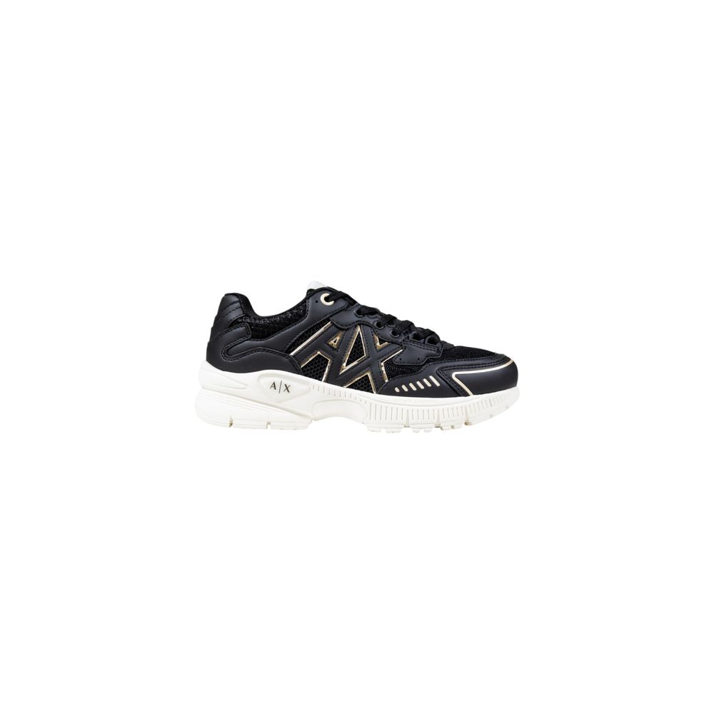 Bicolor Polyester Athletic Sneakers