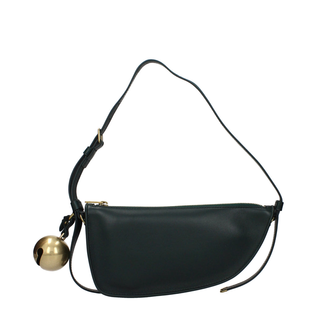 Green Leather Shoulder Bag