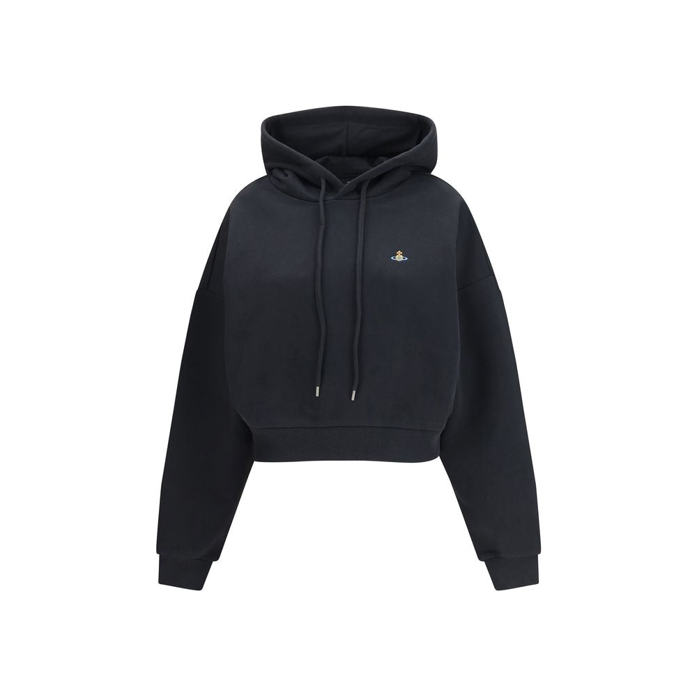 Black Cotton Sweatshirt