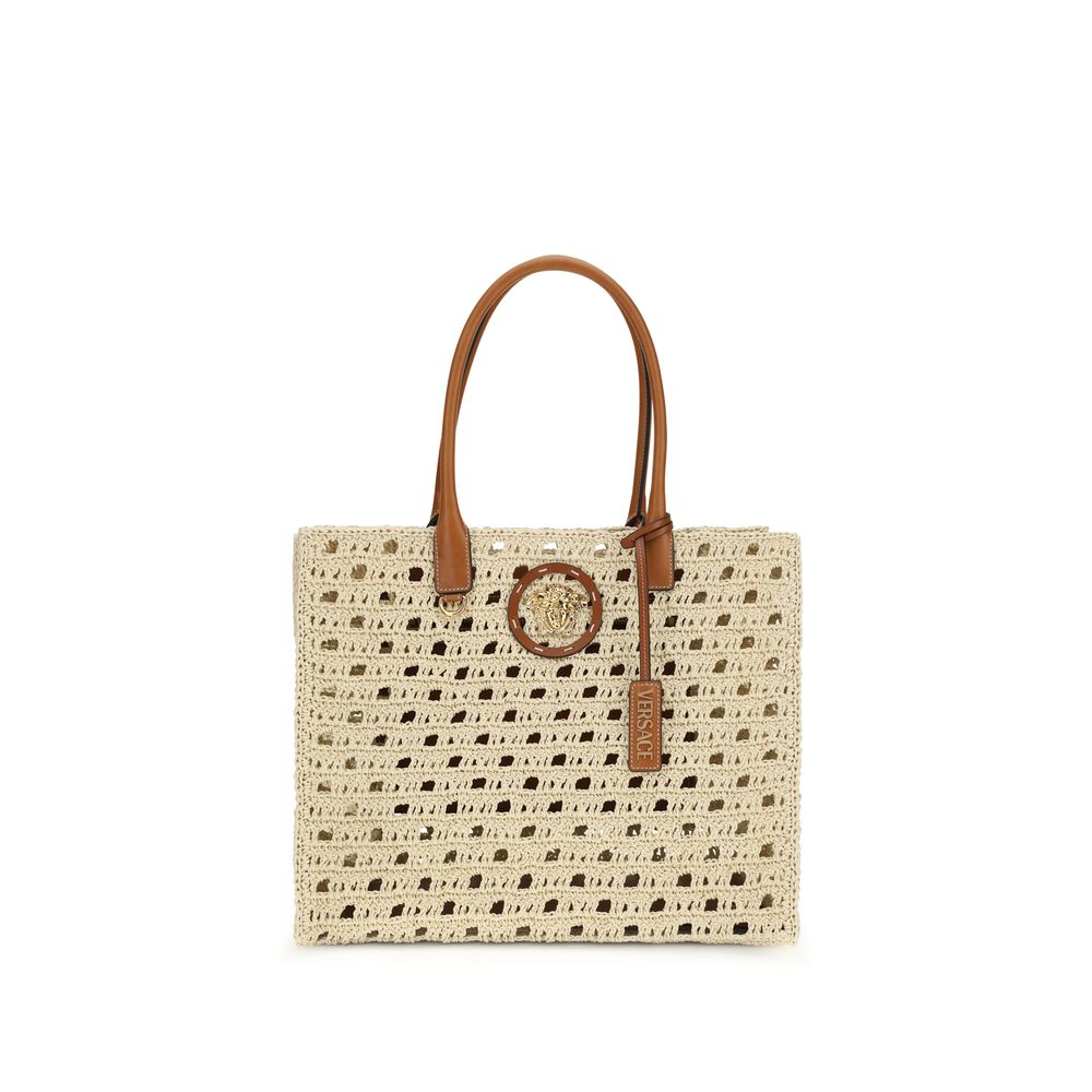Beige Cotton Handbag