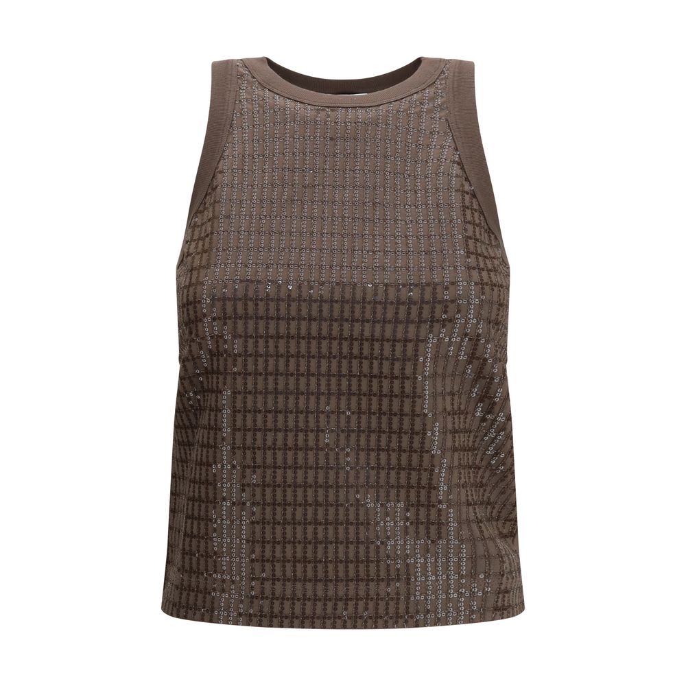 Brown Cotton T-Shirt