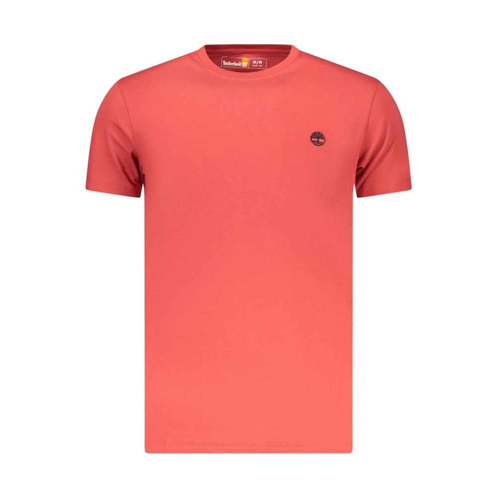 Red Organic Cotton Men T-Shirt