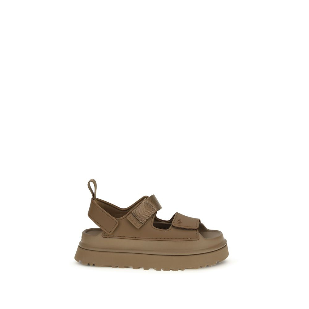 Brown Recycled Polyester Sandals