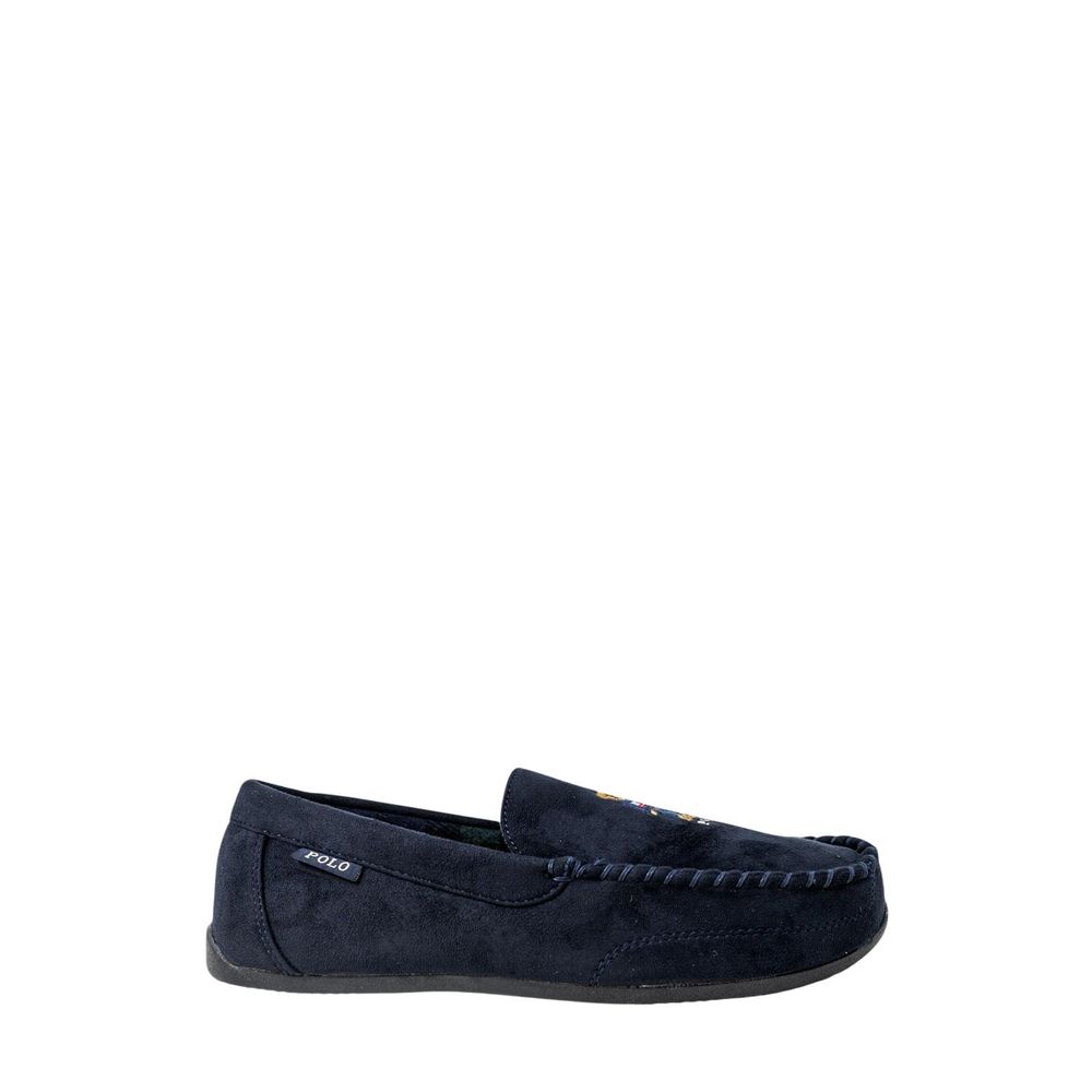Blue Faux Fur Slippers