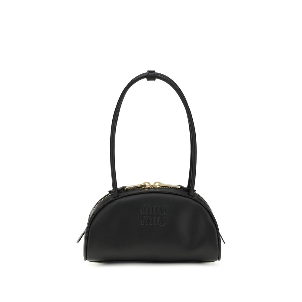 Black Calf Leather Bos Taurus Shoulder Bag