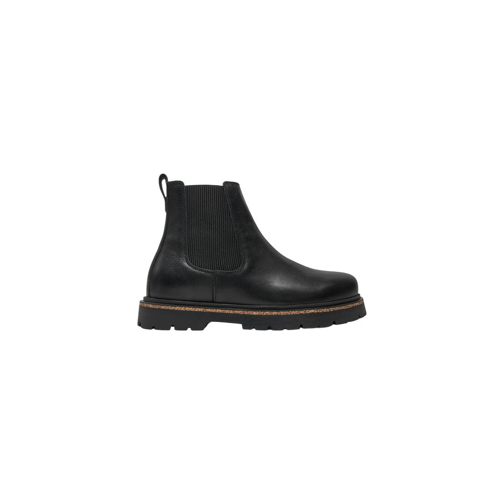 Black Leather Ankle Boots