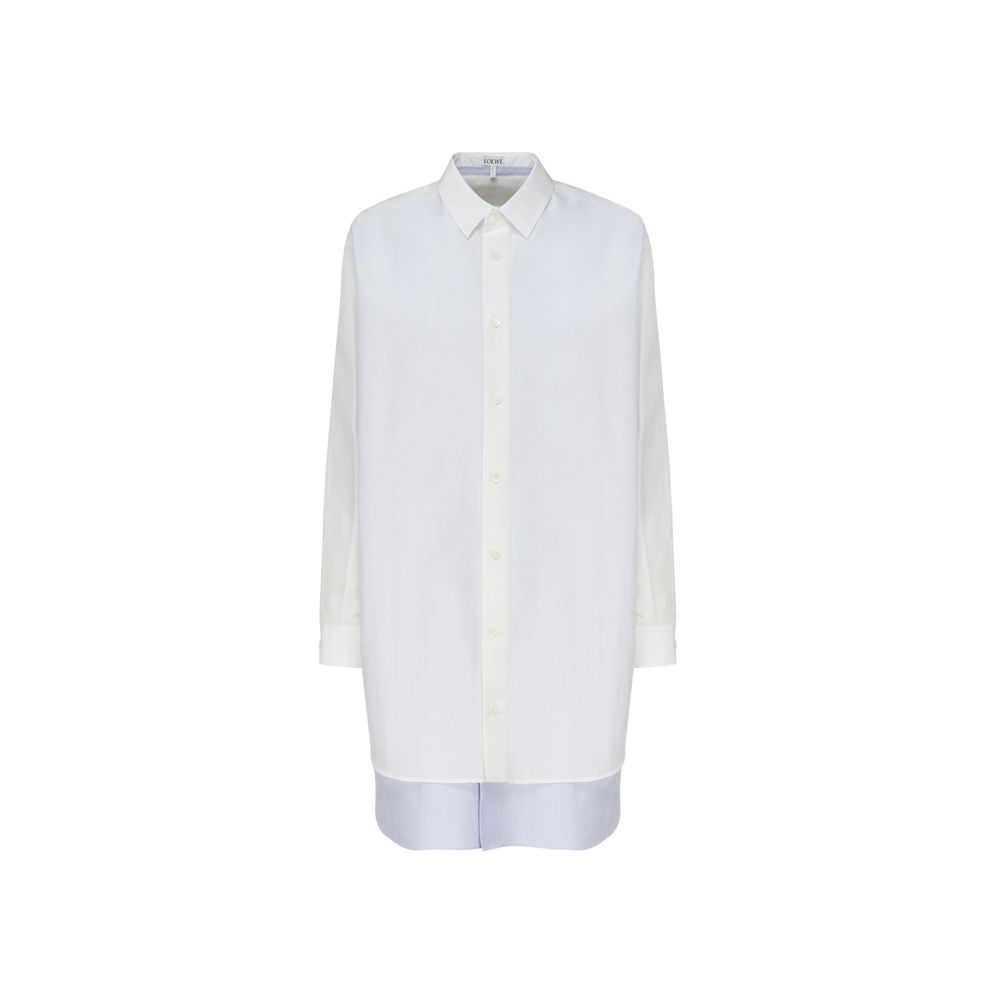 White Cotton Casual Dress
