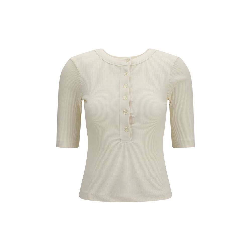 Beige Cotton T-Shirt