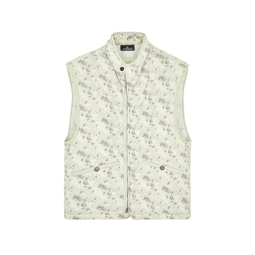 Bicolor Polyamide Sleveless Jacket