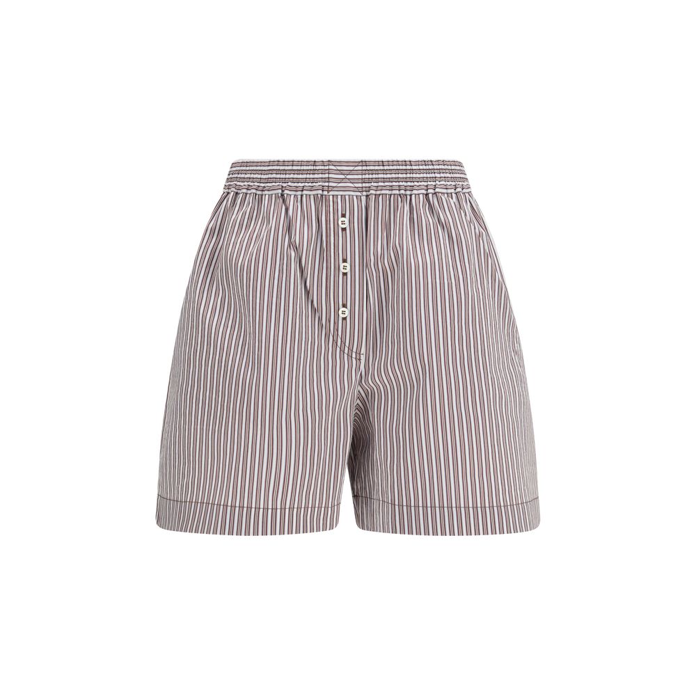 Multicolor Cotton Bermuda Shorts