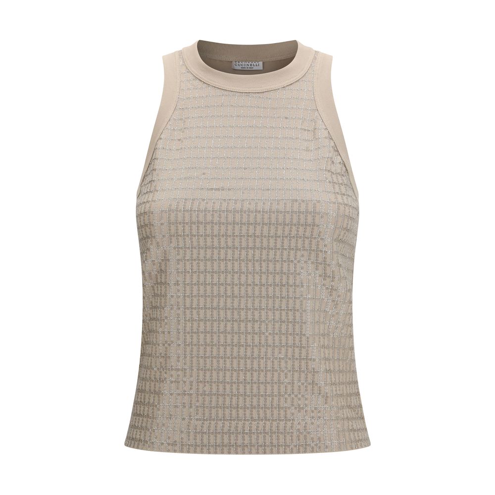 Beige Cotton T-Shirt