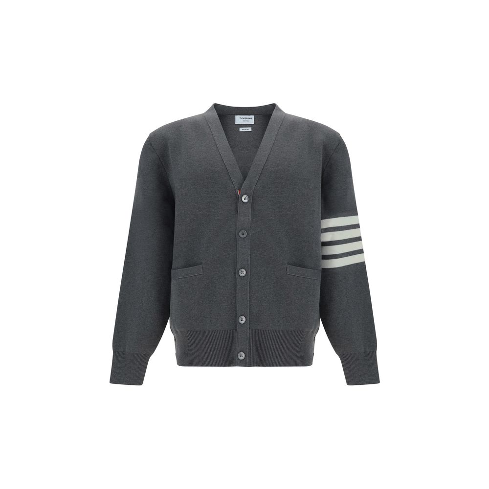 Gray Cotton Cardigan