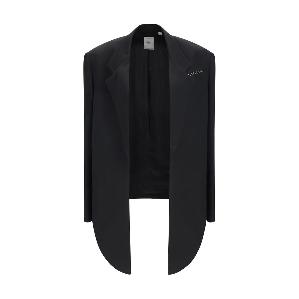 Black Viscose Coat