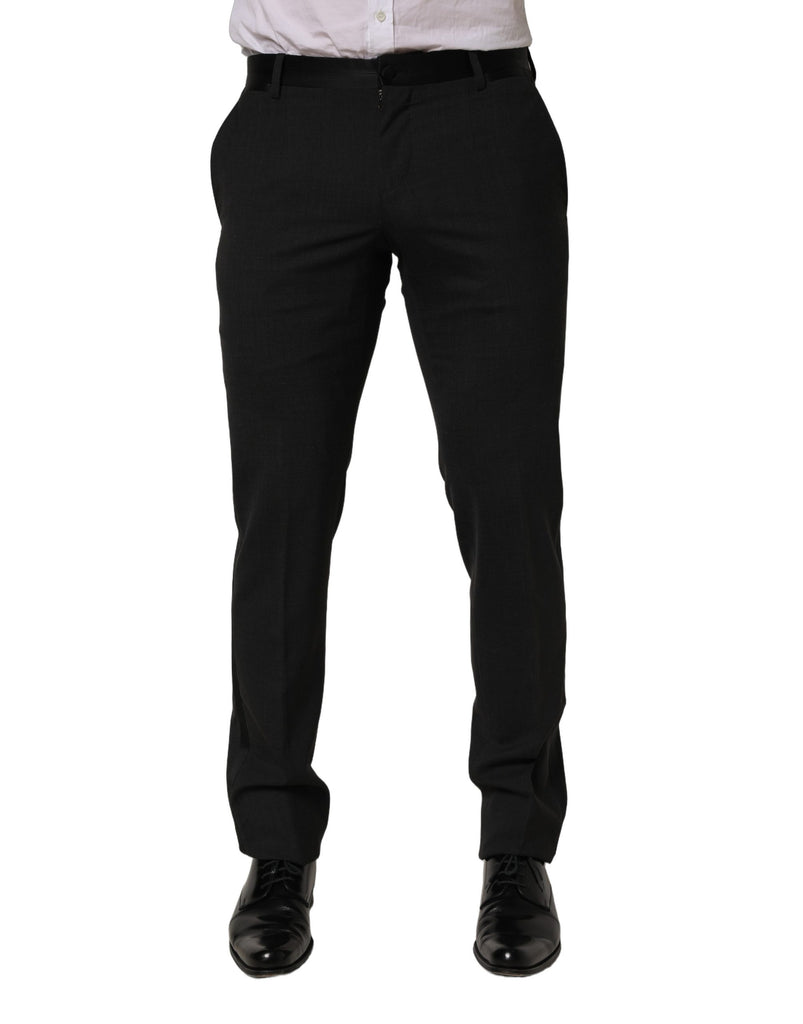Black Cotton Dress Formal Men Trouser Pants