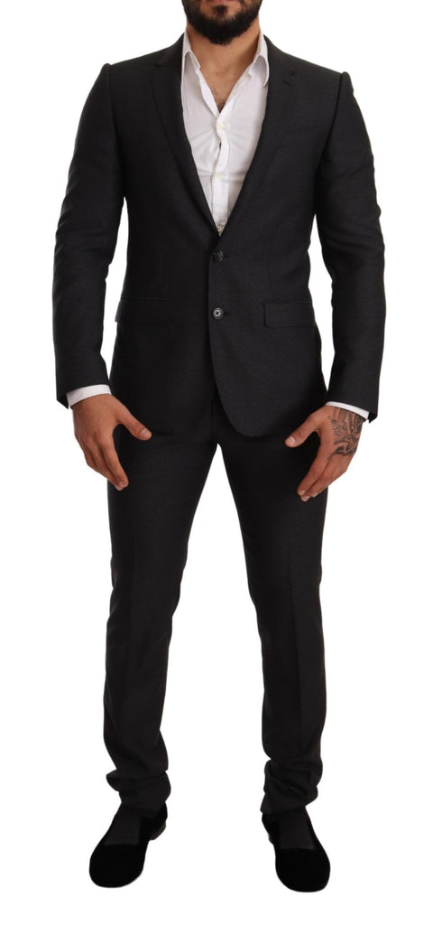 Gray Wool MARTINI Slim Fit Set Suit