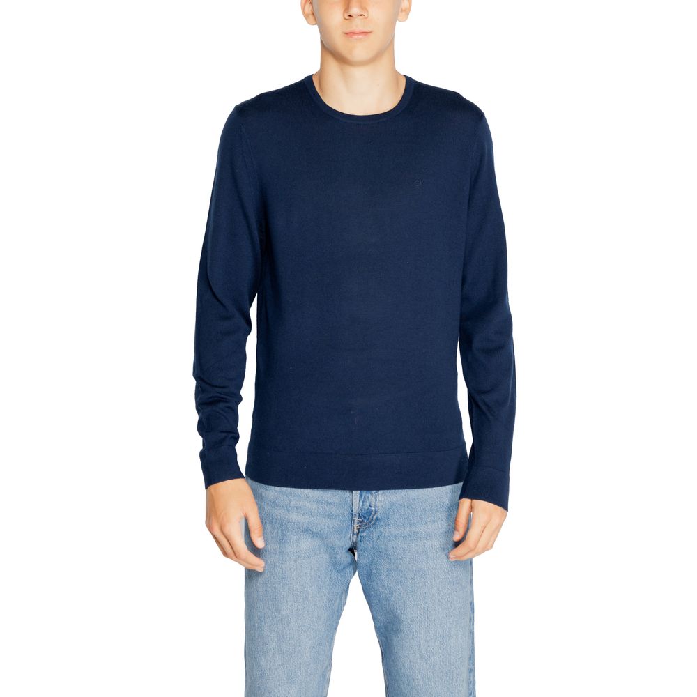 Blue Recycled Wool Sweatshirt